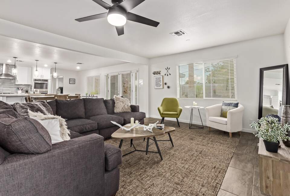 Cuddle up on the sectional to wathch your favorite show