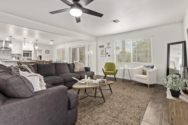 Cuddle up on the sectional to wathch your favorite show