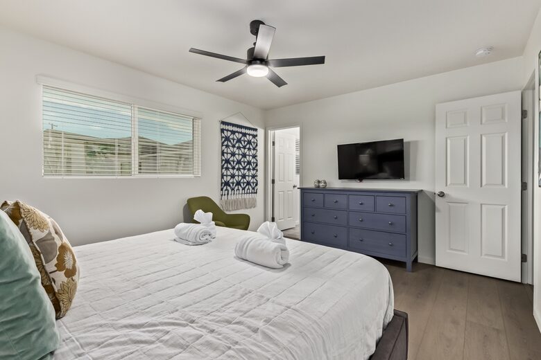 Spacious master bedroom