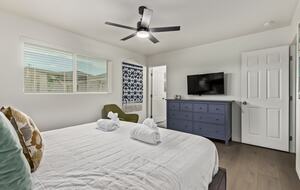 Spacious master bedroom