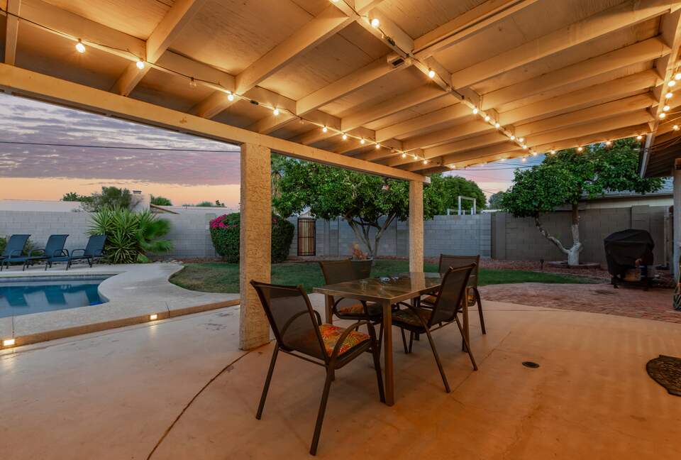 Enjoy sunset dinners