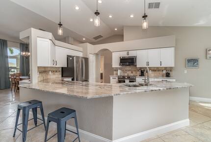 Canal-Side Comfort with Saltwater Pool - Cape Coral, Florida
