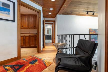 Upstairs reading area