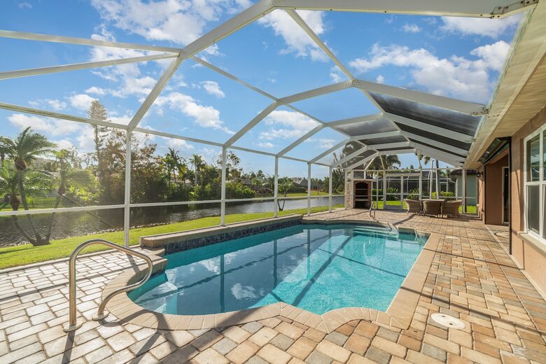 Canal-Side Comfort with Saltwater Pool - Cape Coral, Florida