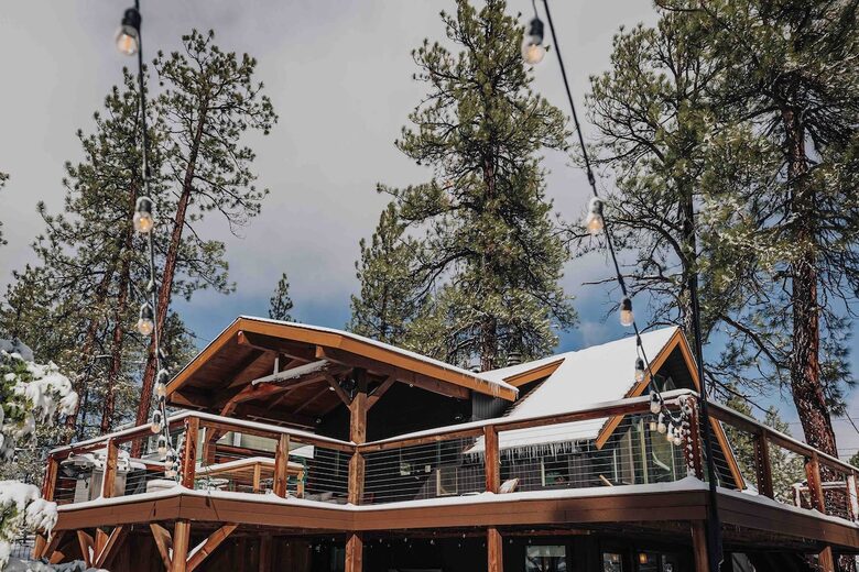 Big Bear Forest Retreat with Wraparound Deck - Big Bear Lake, California