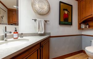 Downstairs half bath