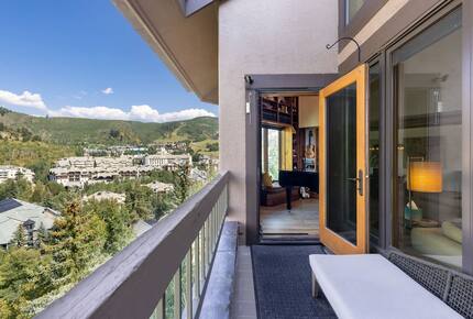 Balcony (entrance from living room and primary bedroom)