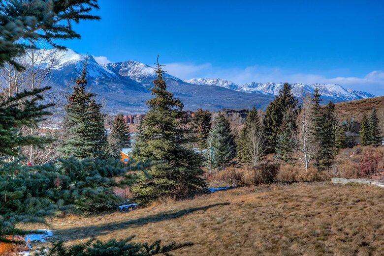 View from living room and dining room