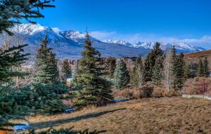 View from living room and dining room