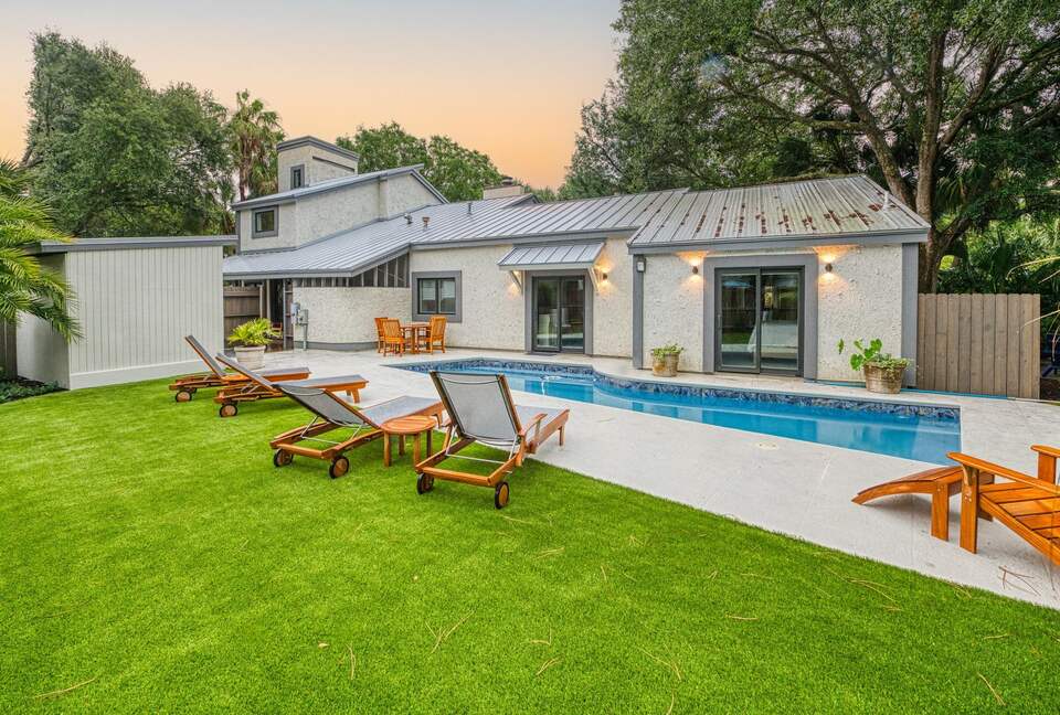 Coastal Charm Steps from East Beach - St. Simon's Island, Georgia