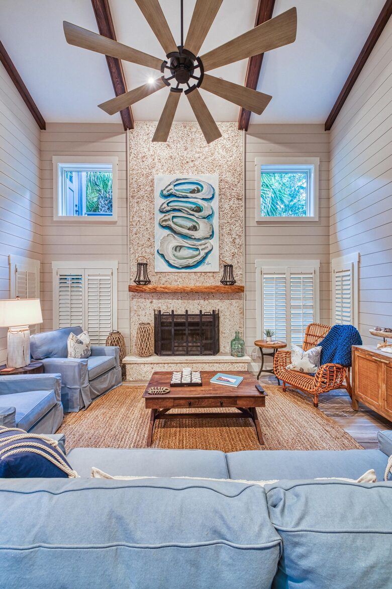 Coastal Charm Steps from East Beach - St. Simon's Island, Georgia