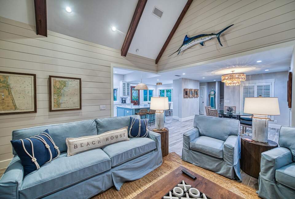 Coastal Charm Steps from East Beach - St. Simon's Island, Georgia