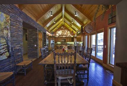 Riverfront Log Home Estate - Estes Park, Colorado