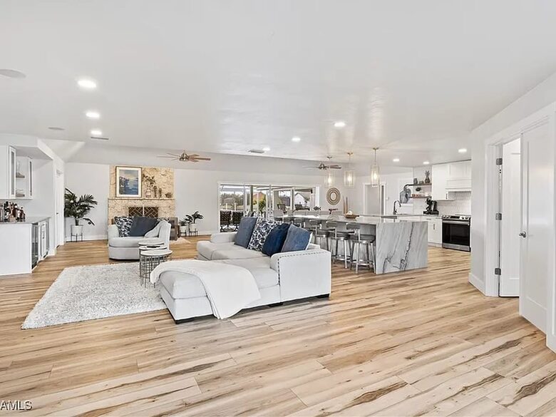 Spacious Canal-Front Escape with Pool & Outdoor Living - Cape Coral, Florida