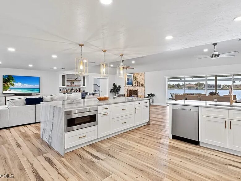 Spacious Canal-Front Escape with Pool & Outdoor Living - Cape Coral, Florida