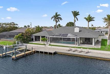 Spacious Canal-Front Escape with Pool & Outdoor Living - Cape Coral, Florida