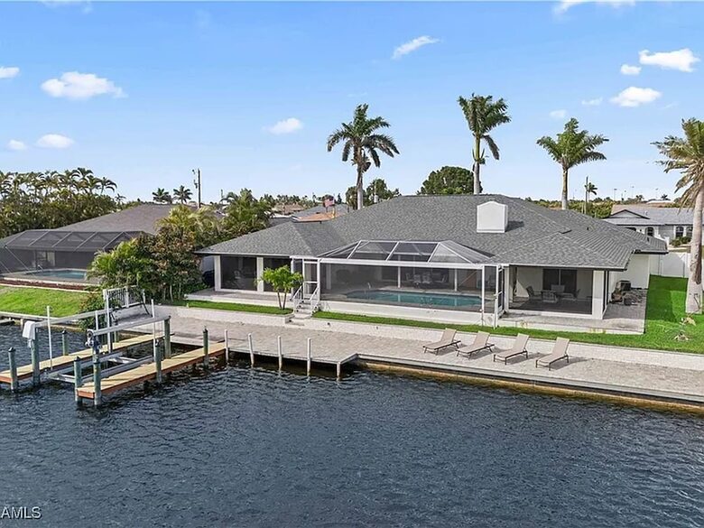 Spacious Canal-Front Escape with Pool & Outdoor Living - Cape Coral, Florida