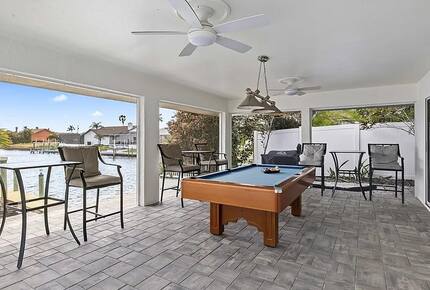 Spacious Canal-Front Escape with Pool & Outdoor Living - Cape Coral, Florida