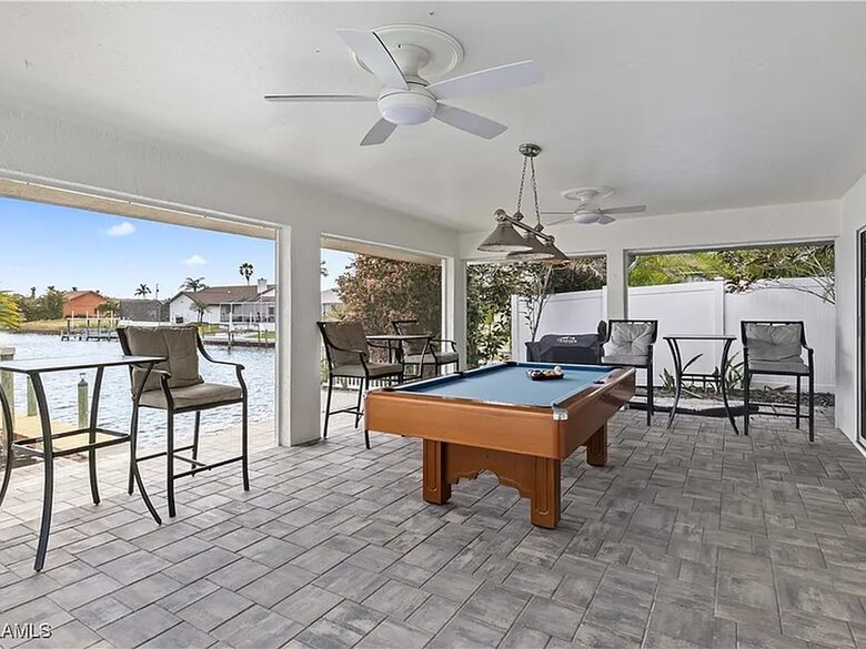 Spacious Canal-Front Escape with Pool & Outdoor Living - Cape Coral, Florida