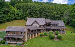 Rustic Elegance in the Blue Ridge | Main Lodge & Restored Log Cabin - Newland, North Carolina
