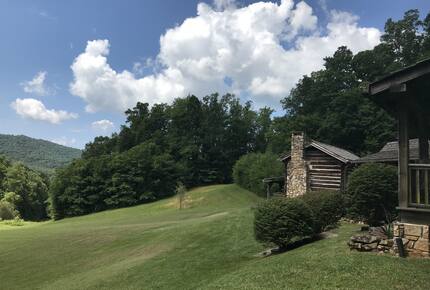 Rustic Elegance in the Blue Ridge | Main Lodge & Restored Log Cabin - Newland, North Carolina