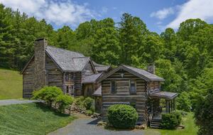 Rustic Elegance in the Blue Ridge | Main Lodge & Restored Log Cabin - Newland, North Carolina