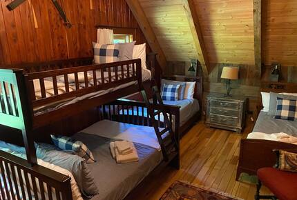 Rustic Elegance in the Blue Ridge | Main Lodge & Restored Log Cabin - Newland, North Carolina