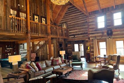 Rustic Elegance in the Blue Ridge | Main Lodge & Restored Log Cabin - Newland, North Carolina
