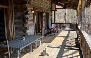 Rustic Elegance in the Blue Ridge | Main Lodge & Restored Log Cabin - Newland, North Carolina