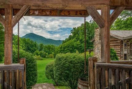 Rustic Elegance in the Blue Ridge | Main Lodge & Restored Log Cabin - Newland, North Carolina