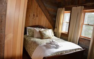 Rustic Elegance in the Blue Ridge | Main Lodge & Restored Log Cabin - Newland, North Carolina