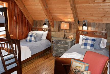 Rustic Elegance in the Blue Ridge | Main Lodge & Restored Log Cabin - Newland, North Carolina