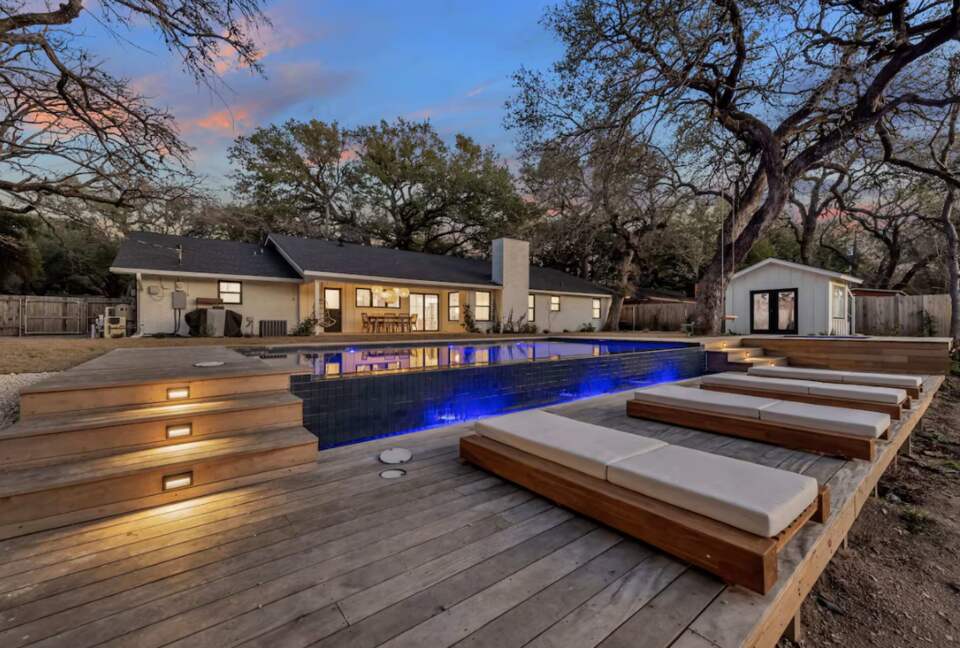 Modern Marble Falls Retreat with Outdoor Oasis - Marble Falls, Texas