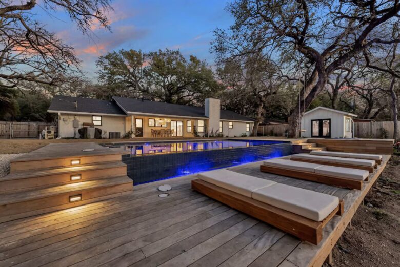 Modern Marble Falls Retreat with Outdoor Oasis - Marble Falls, Texas