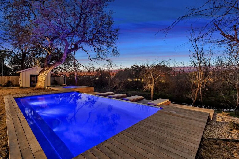 Modern Marble Falls Retreat with Outdoor Oasis - Marble Falls, Texas