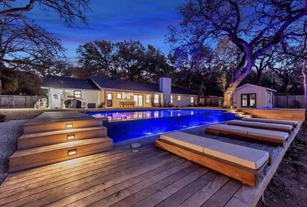 Modern Marble Falls Retreat with Outdoor Oasis - Marble Falls, Texas