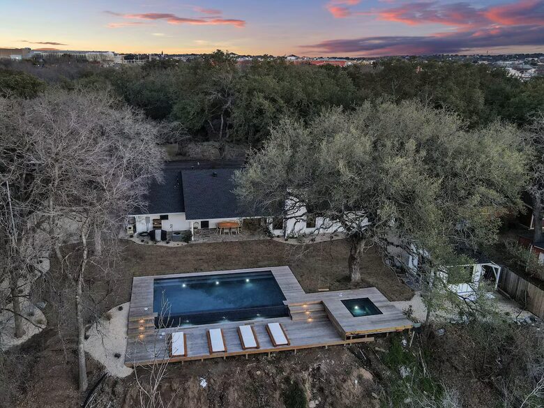 Modern Marble Falls Retreat with Outdoor Oasis - Marble Falls, Texas