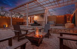 Secluded Hill Country Cabin with Sauna & Pool - Wimberley, Texas