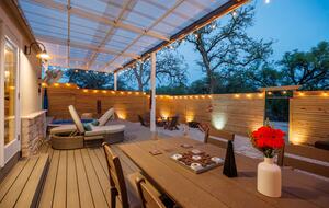 Secluded Hill Country Cabin with Sauna & Pool - Wimberley, Texas