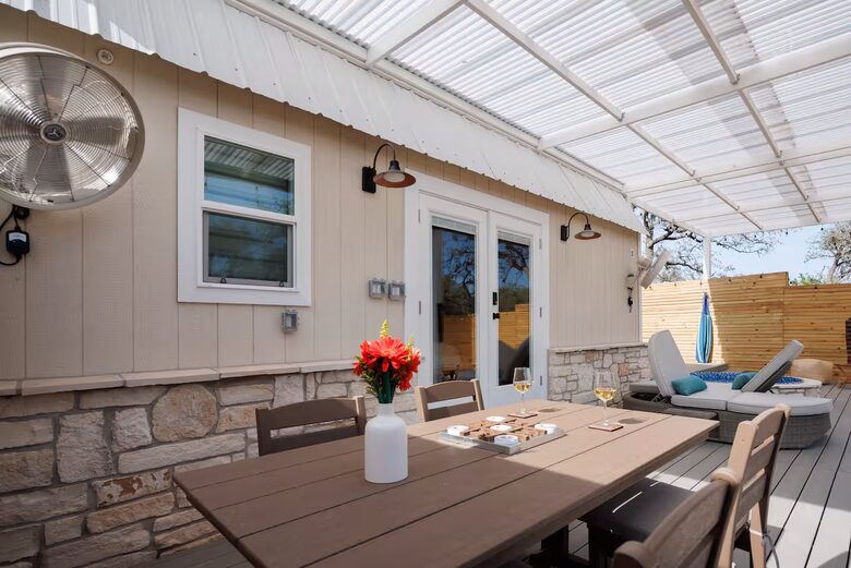 Secluded Hill Country Cabin with Sauna & Pool - Wimberley, Texas