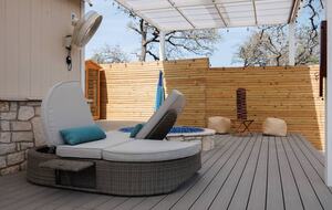 Secluded Hill Country Cabin with Sauna & Pool - Wimberley, Texas