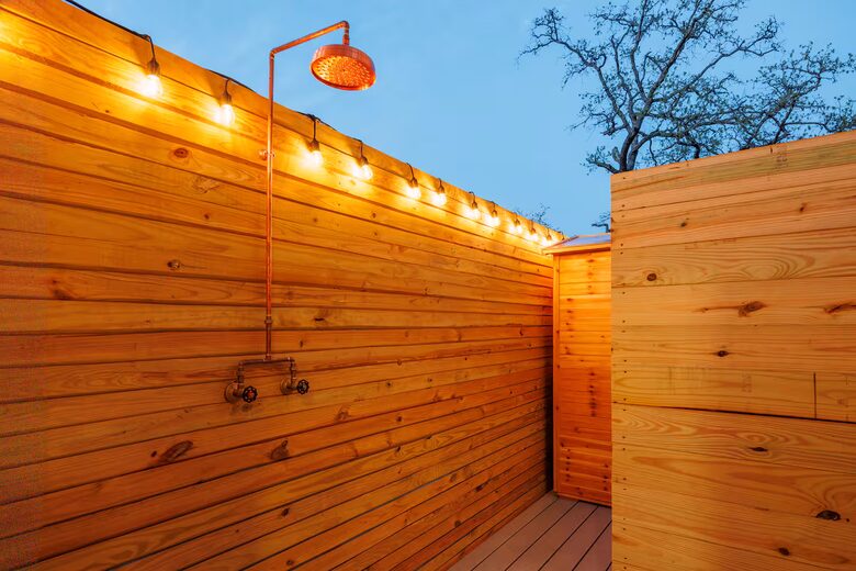 Secluded Hill Country Cabin with Sauna & Pool - Wimberley, Texas