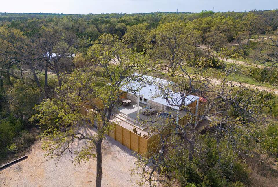 Secluded Hill Country Cabin with Sauna & Pool - Wimberley, Texas