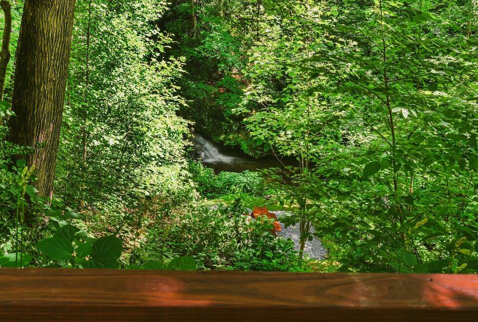 Private Mountain Retreat with 65' Waterfall & Natural Pool - Sylva, North Carolina