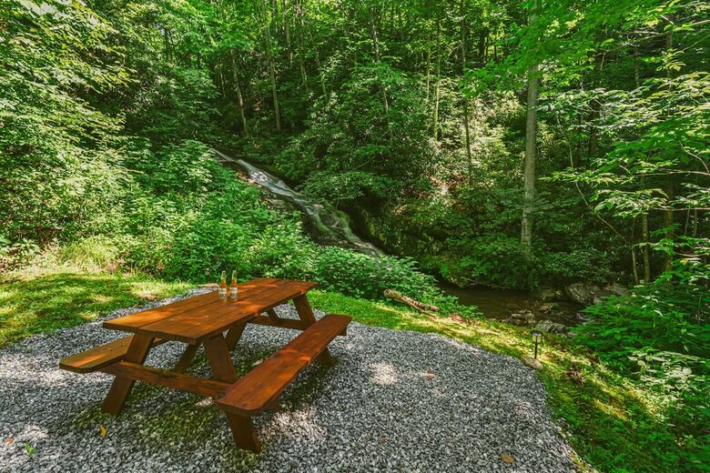 Private Mountain Retreat with 65' Waterfall & Natural Pool - Sylva, North Carolina