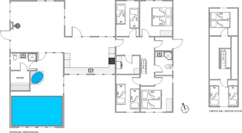 Danish Family Home – Indoor Pool, Sauna & Beach Nearby - Blåvand, Denmark