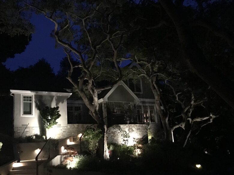 Quiet serenity at night. Listen to the roar of the waves