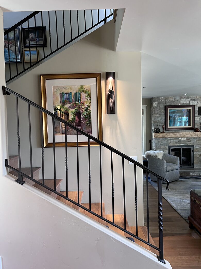 First look coming through the front door