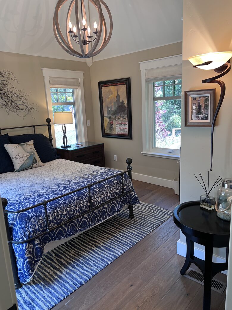 Downstairs front guest room #2