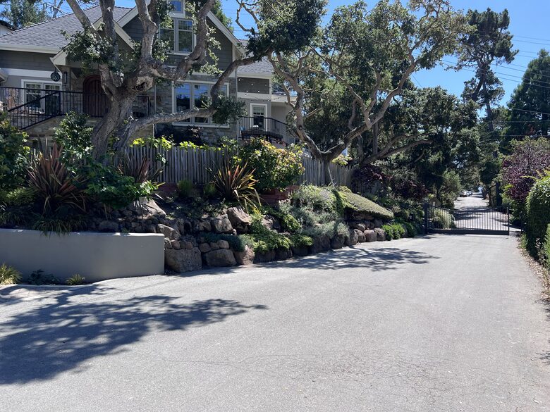 Private street w security gate. Only 5 houses behind gate.